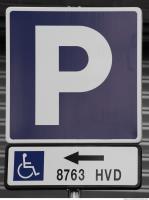 parking traffic signs